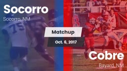 Matchup: Socorro  vs. Cobre  2017