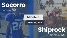 Matchup: Socorro  vs. Shiprock  2019