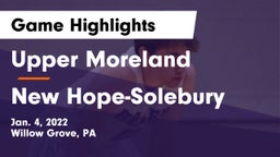 Upper Moreland  vs New Hope-Solebury  Game Highlights - Jan. 4, 2022