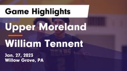 Upper Moreland  vs William Tennent  Game Highlights - Jan. 27, 2023