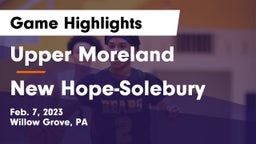 Upper Moreland  vs New Hope-Solebury  Game Highlights - Feb. 7, 2023