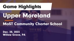Upper Moreland  vs MaST Community Charter School Game Highlights - Dec. 28, 2023