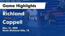 Richland  vs Coppell Game Highlights - Nov. 21, 2020
