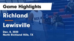 Richland  vs Lewisville  Game Highlights - Dec. 8, 2020