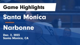 Santa Monica  vs Narbonne Game Highlights - Dec. 2, 2023
