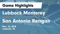 Lubbock Monterey  vs San Antonio Reagan Game Highlights - Nov. 16, 2018