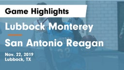 Lubbock Monterey  vs San Antonio Reagan Game Highlights - Nov. 22, 2019