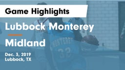 Lubbock Monterey  vs Midland  Game Highlights - Dec. 3, 2019