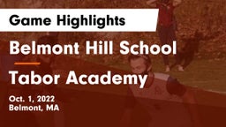 Belmont Hill School vs Tabor Academy  Game Highlights - Oct. 1, 2022