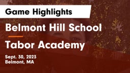 Belmont Hill School vs Tabor Academy Game Highlights - Sept. 30, 2023