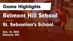 Belmont Hill School vs St. Sebastian's School Game Highlights - Oct. 14, 2023