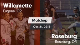Matchup: Willamette High vs. Roseburg  2016