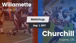 Matchup: Willamette High vs. Churchill  2017