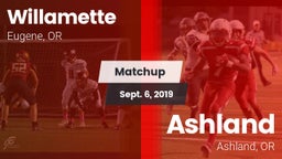 Matchup: Willamette High vs. Ashland  2019