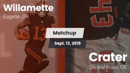 Matchup: Willamette High vs. Crater  2019