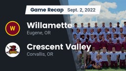 Recap: Willamette  vs. Crescent Valley  2022