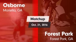 Matchup: Osborne  vs. Forest Park  2016