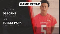 Recap: Osborne  vs. Forest Park  2016