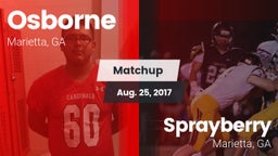 Matchup: Osborne  vs. Sprayberry  2017