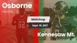 Matchup: Osborne  vs. Kennesaw Mt.  2017