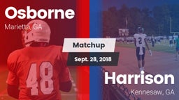 Matchup: Osborne  vs. Harrison  2018