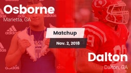 Matchup: Osborne  vs. Dalton  2018