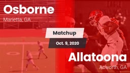 Matchup: Osborne  vs. Allatoona  2020