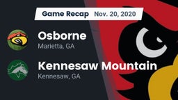 Recap: Osborne  vs. Kennesaw Mountain  2020