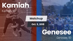 Matchup: Kamiah vs. Genesee  2018