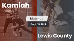 Matchup: Kamiah vs. Lewis County 2019