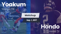 Matchup: Yoakum  vs. Hondo  2017