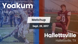 Matchup: Yoakum  vs. Hallettsville  2017