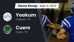 Recap: Yoakum  vs. Cuero  2019