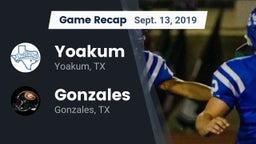Recap: Yoakum  vs. Gonzales  2019