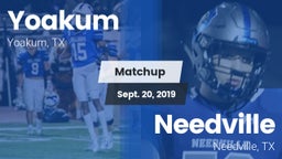 Matchup: Yoakum  vs. Needville  2019