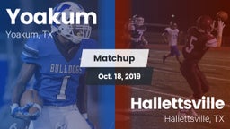 Matchup: Yoakum  vs. Hallettsville  2019