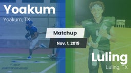 Matchup: Yoakum  vs. Luling  2019