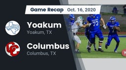 Recap: Yoakum  vs. Columbus  2020