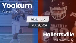 Matchup: Yoakum  vs. Hallettsville  2020