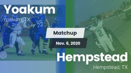 Matchup: Yoakum  vs. Hempstead  2020
