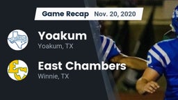 Recap: Yoakum  vs. East Chambers  2020