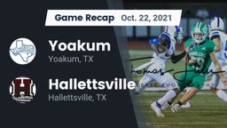 Recap: Yoakum  vs. Hallettsville  2021