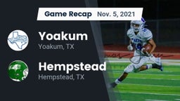 Recap: Yoakum  vs. Hempstead  2021