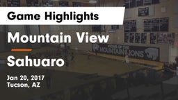 Mountain View  vs Sahuaro Game Highlights - Jan 20, 2017
