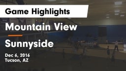 Mountain View  vs Sunnyside Game Highlights - Dec 6, 2016