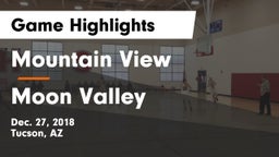 Mountain View  vs Moon Valley Game Highlights - Dec. 27, 2018