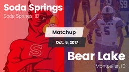 Matchup: Soda Springs High vs. Bear Lake  2017