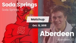 Matchup: Soda Springs High vs. Aberdeen  2018