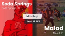 Matchup: Soda Springs High vs. Malad  2019