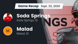 Recap: Soda Springs  vs. Malad  2020